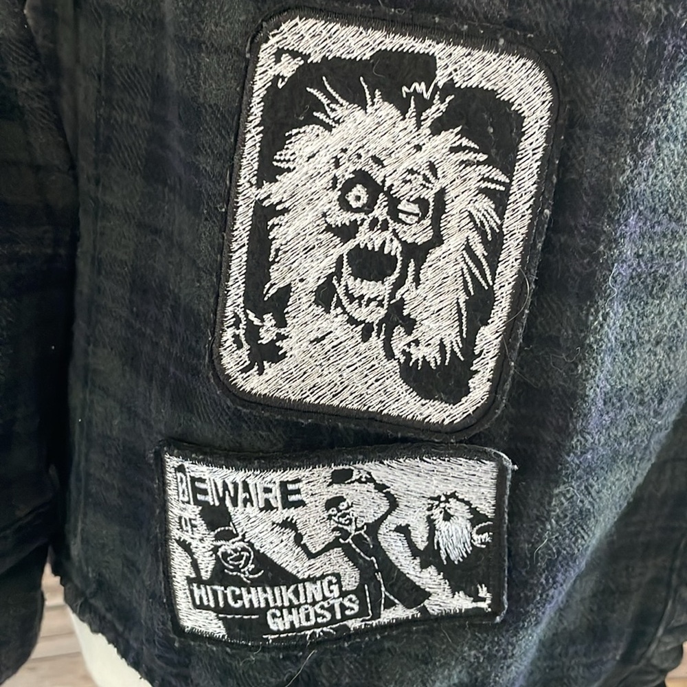 Haunted Mansion Flannel Hoodie - Picture 6 of 6